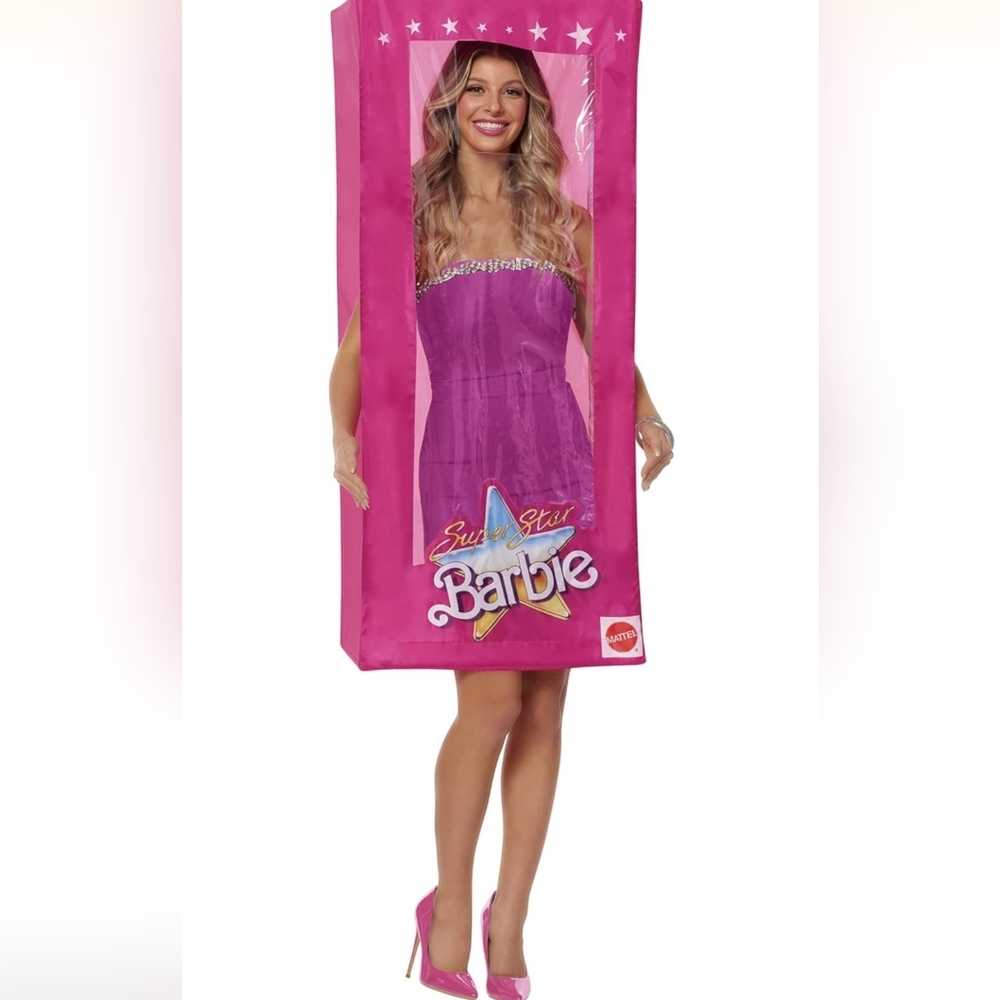 Superstar Barbie Box Costume. NIB.